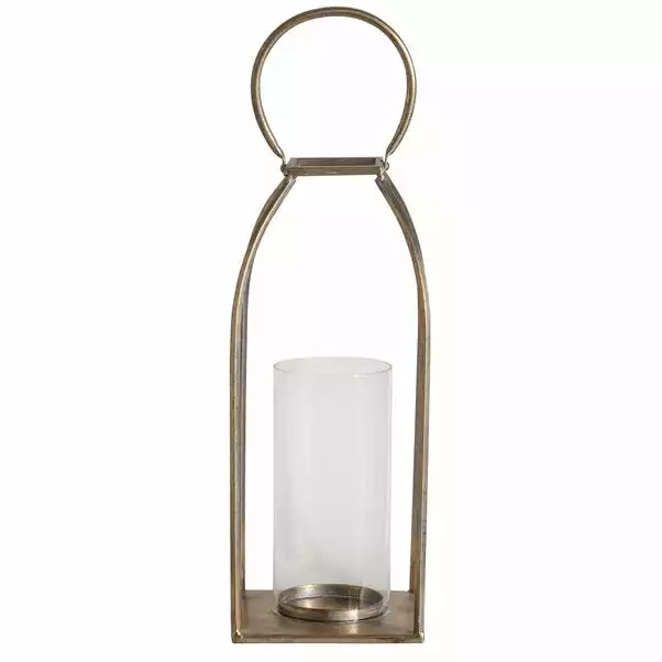 Cedar & Sage Aria Antique Gold Lantern 3 Cedar & Sage Aria Antique Gold Lantern - Image 3