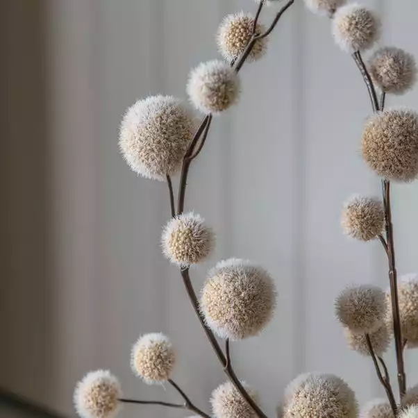 Cedar & Sage Pack Of 6 Freya Pom Pom Spray 2 Cedar & Sage Pack Of 6 Freya Pom Pom Spray - Image 2