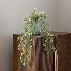 Dunelm Artificial Trailing Green Leaf Bush 82cm -clocks Sales Store 30764932 alt02