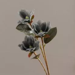 Dunelm Artificial Magnolia Spray Charcoal 63cm 8 Dunelm Artificial Magnolia Spray Charcoal 63cm -clocks Sales Store 30764934 alt02