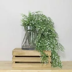 Dunelm Pack Of 12 Artificial Green Trailing Leaf Bush