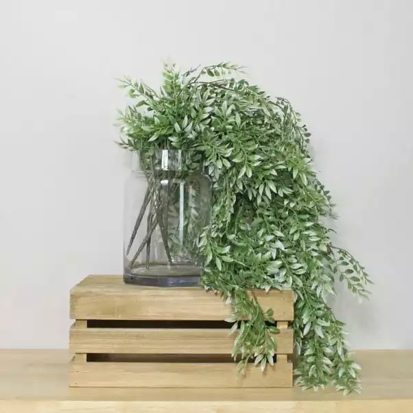 Dunelm Pack Of 12 Artificial Green Trailing Leaf Bush 1 Dunelm Pack Of 12 Artificial Green Trailing Leaf Bush