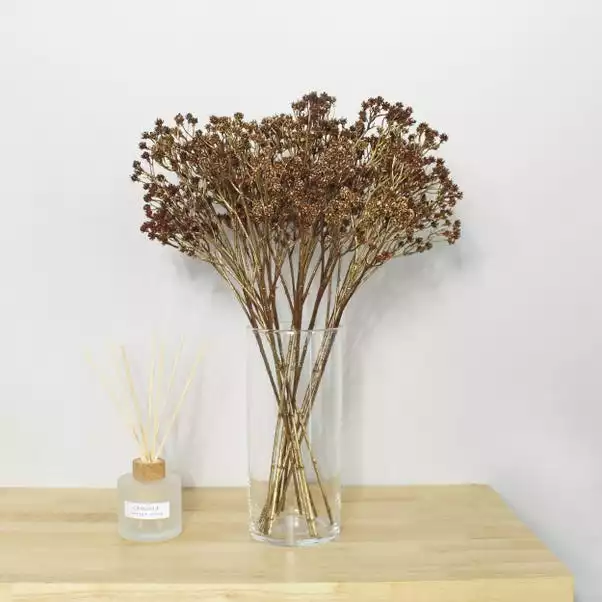 Dunelm Pack Of 12 Artificial Bronze Gypsophila Spray 1 Dunelm Pack Of 12 Artificial Bronze Gypsophila Spray