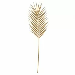 Dunelm Pack Of 12 Artificial Gold Palm Stem