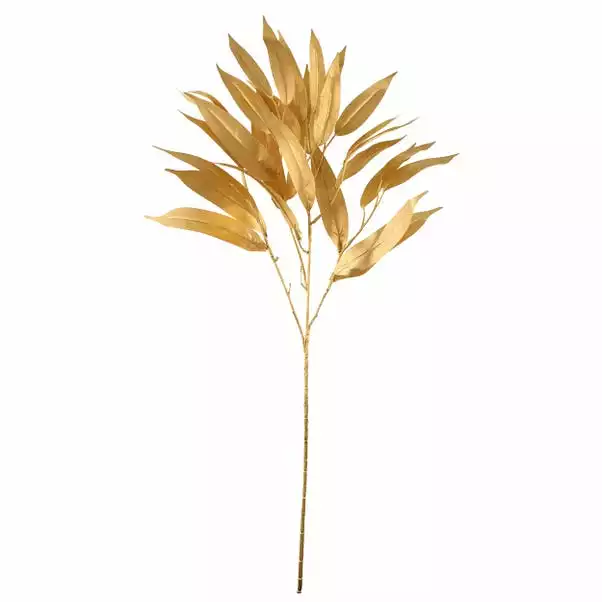 Dunelm Pack Of 12 Artificial Gold Leaf Spray 79cm 1 Dunelm Pack Of 12 Artificial Gold Leaf Spray 79cm