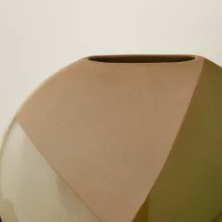 Elements Sculpted Green Round Large Vase -clocks Sales Store 30765462 alt02