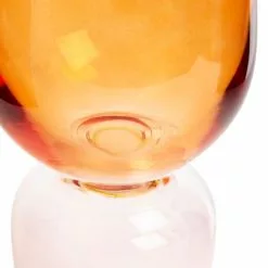 Elements Sculpt Two Tone Orange Glass Vase 32cm -clocks Sales Store 30765680 alt04