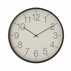Dunelm Modern Clock Black 48cm -clocks Sales Store 30766815 alt02