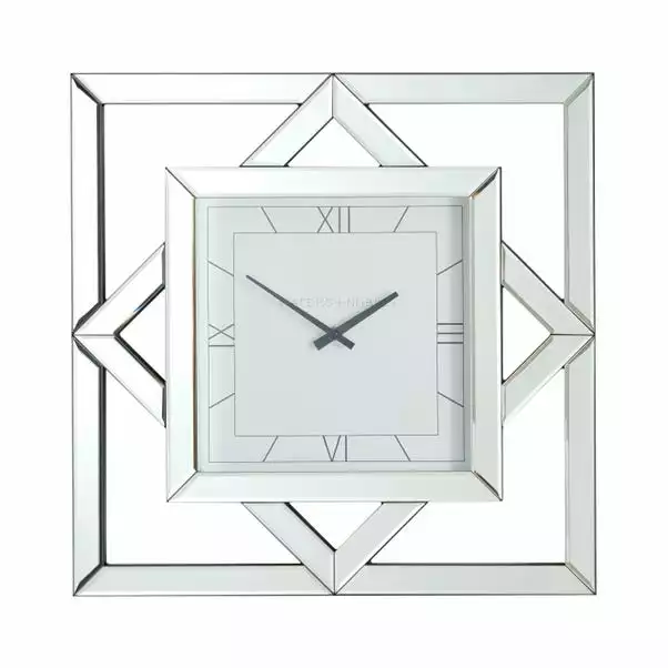 Dunelm Luxe Geo Clock 50cm 3 Dunelm Luxe Geo Clock 50cm - Image 3