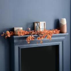 Dunelm Artificial Orange Eucalyptus Garland 160cm