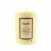Dunelm Cream Pillar Candle 7.5cm X 10cm