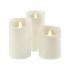 Dunelm Set Of 3 Cosy Cashmere LED Candles