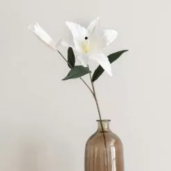 Dunelm Artificial Tiger Lily White Spray 70cm 6 Dunelm Artificial Tiger Lily White Spray 70cm -clocks Sales Store 30780656 alt02