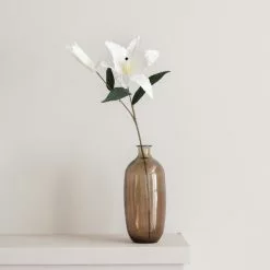 Dunelm Artificial Tiger Lily White Spray 70cm 7 Dunelm Artificial Tiger Lily White Spray 70cm -clocks Sales Store 30780656 alt03