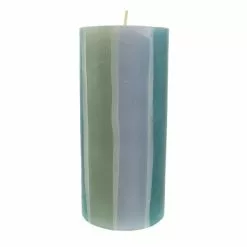 Dunelm Decorative Pillar Candle Blue -clocks Sales Store 30791656 alt03