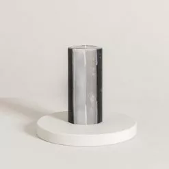 Dunelm Decorative Pillar Candle Monochrome