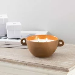 Dunelm Artisan Multiwick Candle Walnut & Sage
