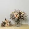 Dunelm Pack Of 6 Dried Look Rose And Pampas Bundle