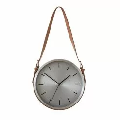 Dunelm Silver Metal Hanging Clock 30cm -clocks Sales Store 30792636 alt02