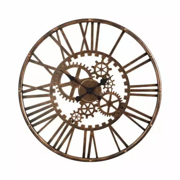 Dunelm Indoor Outdoor Cogs Clock 60cm 5 Dunelm Indoor Outdoor Cogs Clock 60cm - Image 5