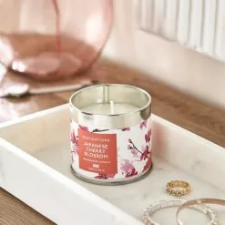 Wax Lyrical Japanese Cherry Blossom Candle Tin