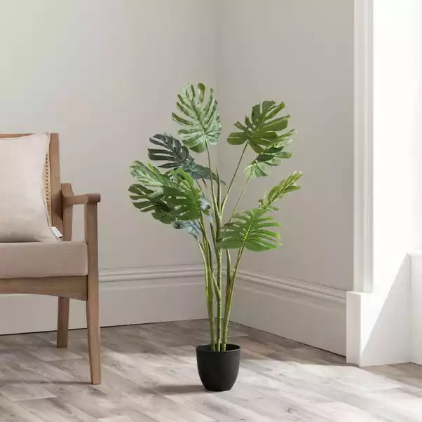 Dunelm Artificial Cheese Plant 90cm 1 Dunelm Artificial Cheese Plant 90cm