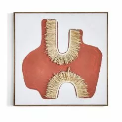 Dunelm Artisan Orange Wall Art -clocks Sales Store 30795589 alt02