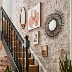 Dunelm Artisan Orange Wall Art -clocks Sales Store 30795589 alt07