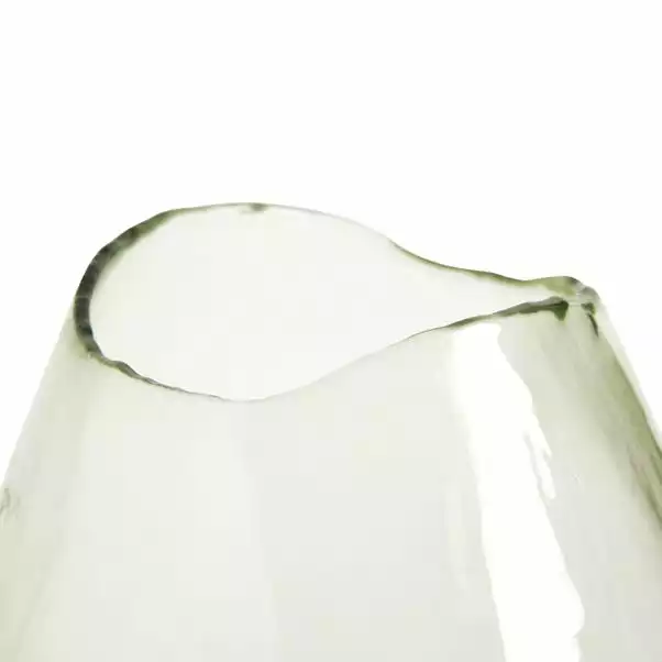 Dunelm Recycled Glass Fish Bowl Vase 25cm 3 Dunelm Recycled Glass Fish Bowl Vase 25cm - Image 3