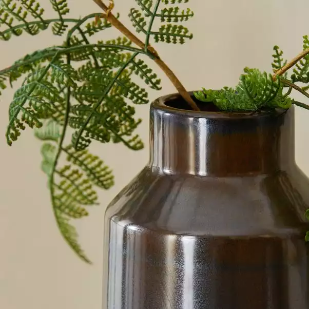 Dunelm Ceramic Vase 30cm Black 1 Dunelm Ceramic Vase 30cm Black