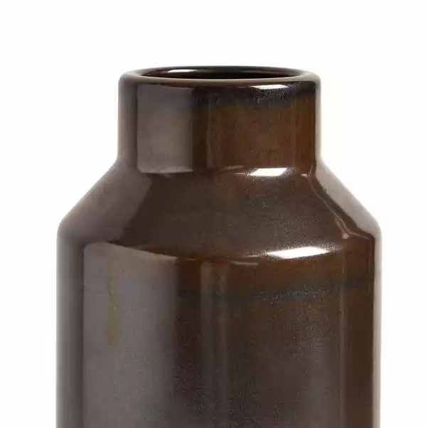 Dunelm Ceramic Vase 30cm Black 3 Dunelm Ceramic Vase 30cm Black - Image 3