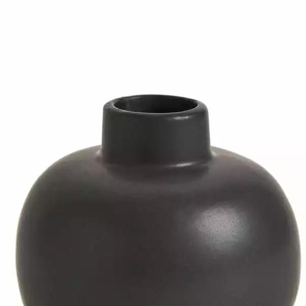 Dunelm Black 10cm Vase 4 Dunelm Black 10cm Vase - Image 4