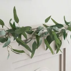 Dunelm Olive Leaf Garland 150cm -clocks Sales Store 30796688 alt02
