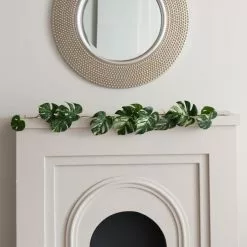 Dunelm Variegated Monstera Garland 110cm