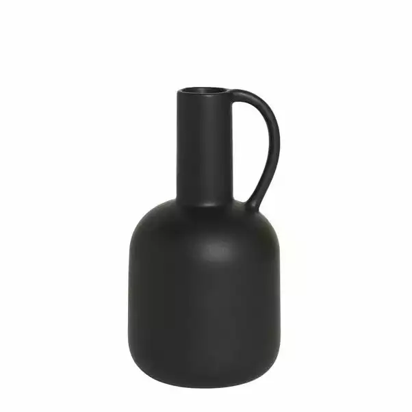 Dunelm Bottle Shaped Vase 30cm Black 2 Dunelm Bottle Shaped Vase 30cm Black - Image 2