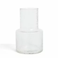 Dunelm Glass Vase Bubble 25cm Clear -clocks Sales Store 30796776 alt02