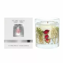 Stoneglow Red Rose Scented Wax Candle