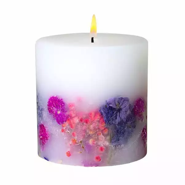 Stoneglow Wild Berries & Rose Scented Pillar Candle 2 Stoneglow Wild Berries & Rose Scented Pillar Candle - Image 2