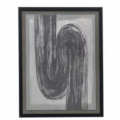 Cedar & Sage Winfield Abstract Charcoal Framed Art