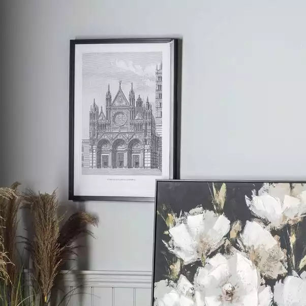 Cedar & Sage Vintage Cathedral Illustration Framed Art 1 Cedar & Sage Vintage Cathedral Illustration Framed Art