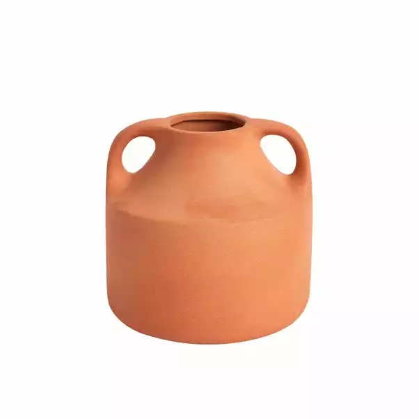 Dunelm Ceramic Vase Terracotta 12cm 2 Dunelm Ceramic Vase Terracotta 12cm - Image 2