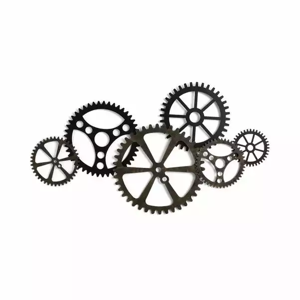 Dunelm Indoor Outdoor Listera Cogs Wall Art 100cm 5 Dunelm Indoor Outdoor Listera Cogs Wall Art 100cm - Image 5