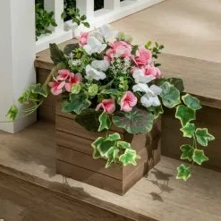 Dunelm Pansy Arrangement In Trough