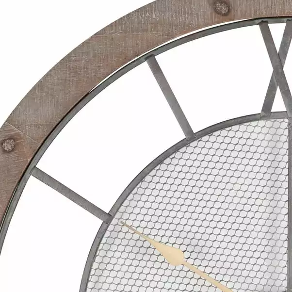 Pacific Lifestyle Black Metal Skeleton Wall Clock 80cm 6 Pacific Lifestyle Black Metal Skeleton Wall Clock 80cm - Image 6