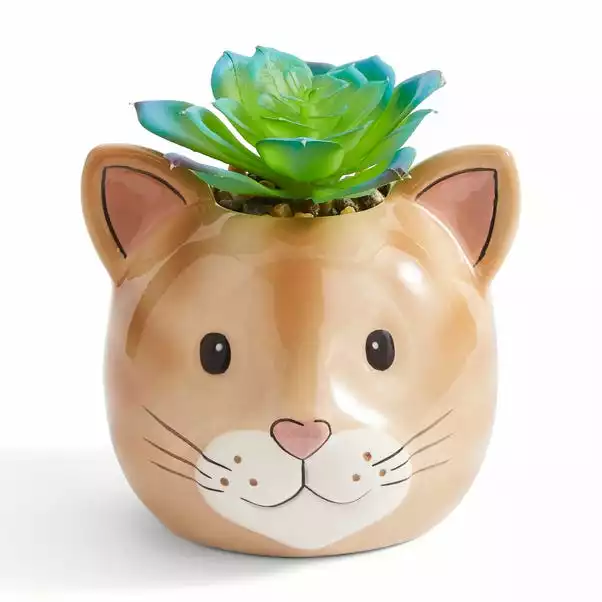 Dunelm Ginger Tabby Cat Plant Pot 1 Dunelm Ginger Tabby Cat Plant Pot