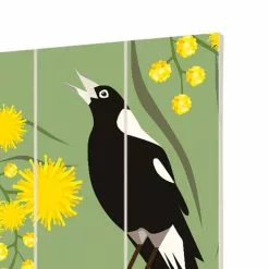 The Art Group Magpies Wooden Wall Art -clocks Sales Store 30808896 alt02