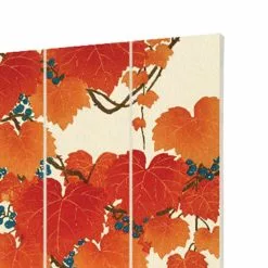 The Art Group Bird And Red Ivy Wooden Wall Art 5 The Art Group Bird And Red Ivy Wooden Wall Art -clocks Sales Store 30808898 alt02