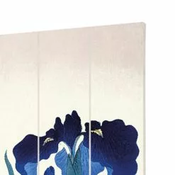 The Art Group Iris Flowers Wooden Wall Art 5 The Art Group Iris Flowers Wooden Wall Art -clocks Sales Store 30808900 alt02