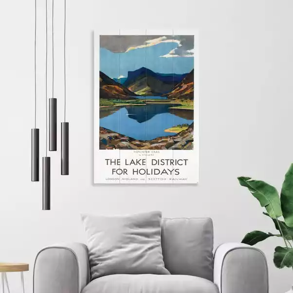 The Art Group The Lake District Wooden Wall Art 1 The Art Group The Lake District Wooden Wall Art