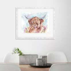 The Art Group Highland Cow Framed Print -clocks Sales Store 30808951 alt03